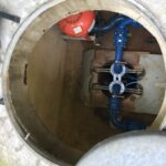 Inspection station de pompage d'eau