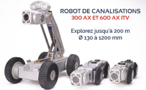 caméra d'inspection motorisée sur chariot