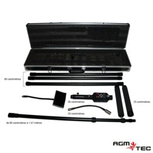 caméra endoscope sur perche télescopique