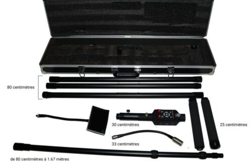 caméra endoscope sur perche télescopique