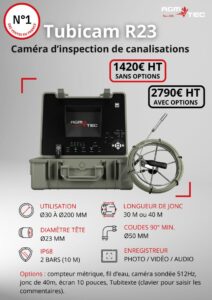 caméra pour inspection de tuyaux
