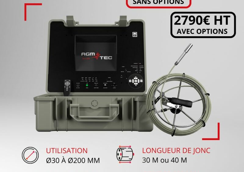 caméras pour l'inspection de tuyaux